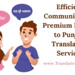 Efficient Communication: Premium English to Punjabi Translation Services